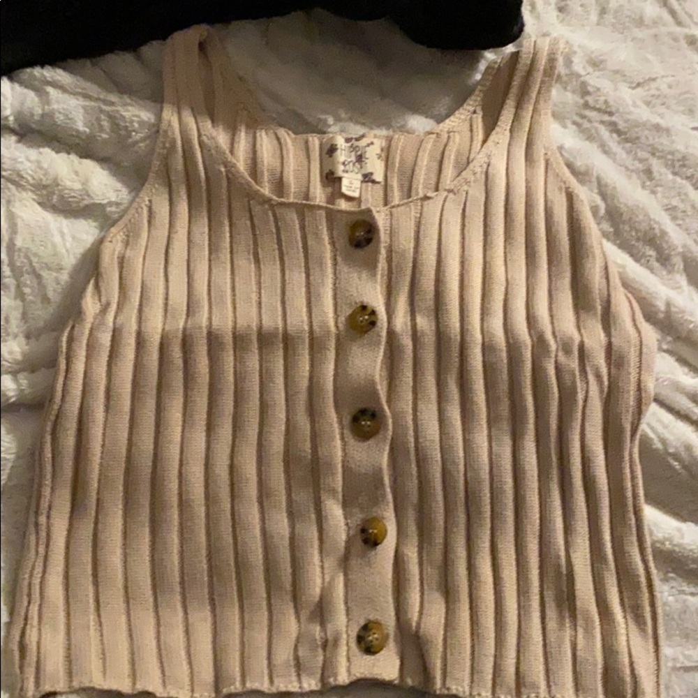knit tank top